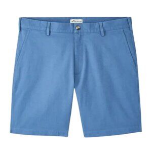 NWT Peter Millar Pilot Twill Short in Twilight Blue Sz. 40